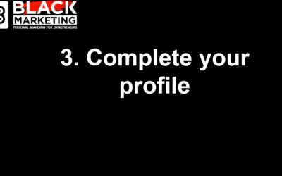 tip 3 – complete your linkedin profile
